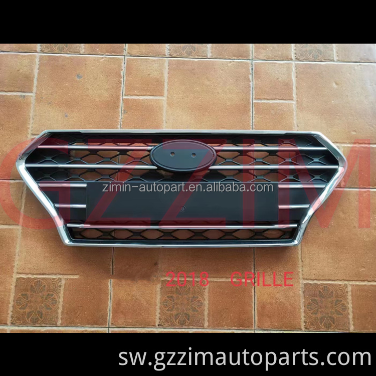 Gari Front Grill Auto Front Grille Front Bumper Grille kwa lafudhi 2018